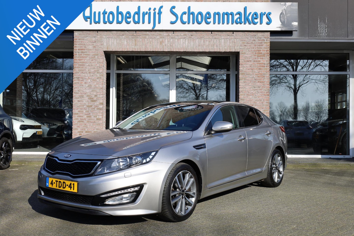 Kia Optima - 2.0 CVVT Hybrid Super Pack 2xPANO CAMERA STOELVERW/VERKOELING LEER MEMORY CRUISE CLIMA NAV - AutoWereld.nl