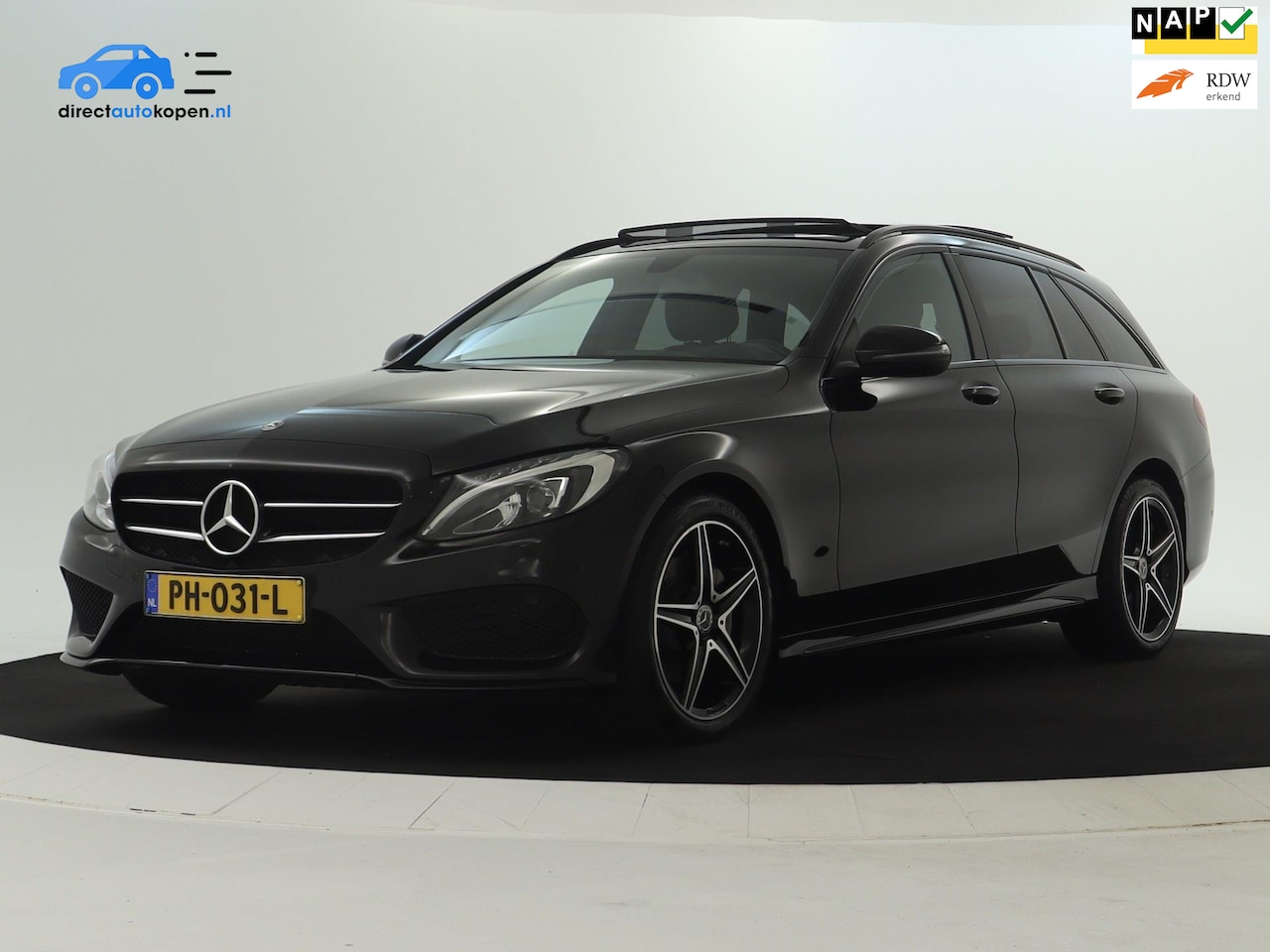 Mercedes-Benz C-klasse Estate - 180 AMG Sport Edition PANO | NAVI | Dealer onderhouden - AutoWereld.nl