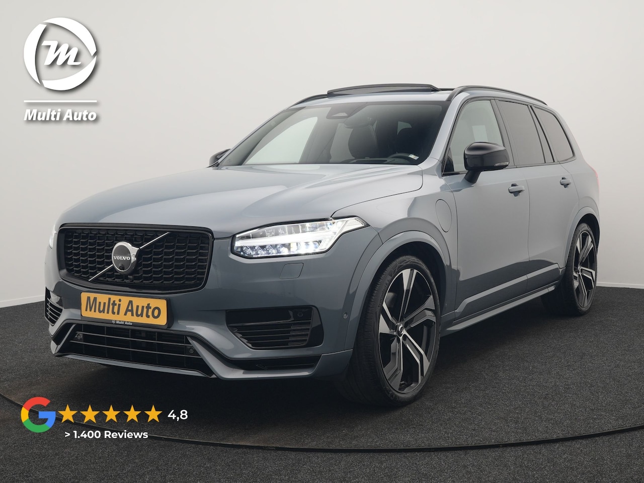 Volvo XC90 - T8 Recharge AWD Ultimate Dark 7 Persoons LONG RANGE Plug In Hybrid 455pk Dealer O.H. PHEV - AutoWereld.nl