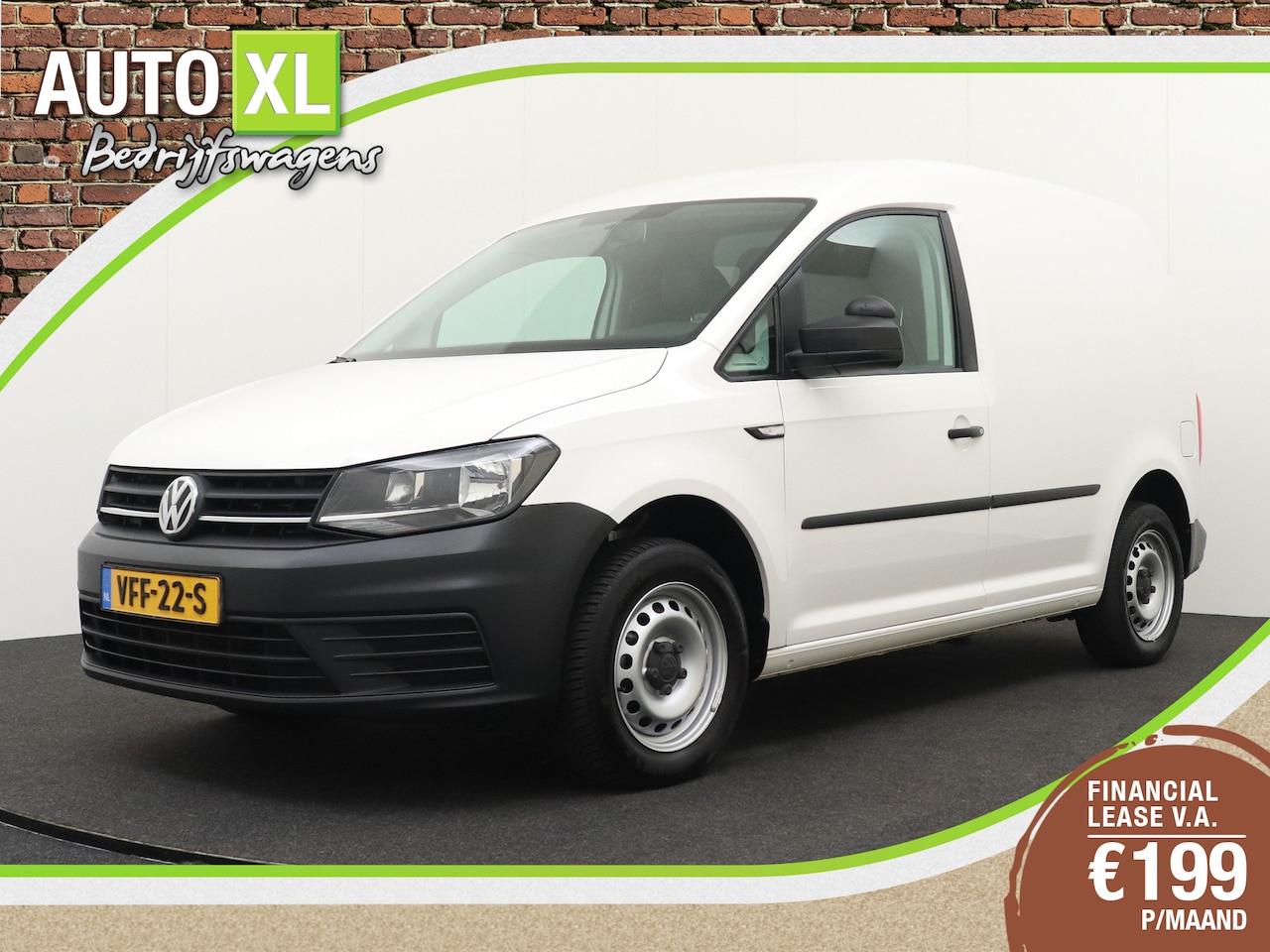 Volkswagen Caddy - 1.0 TSI 102 PK Business+ Leder Carplay Navi Trekhaak DAB - AutoWereld.nl