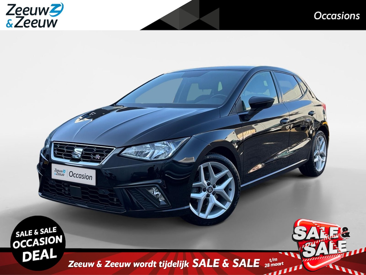 SEAT Ibiza - 1.0 TSI FR Business Intense Automaat | Achteruitrijcamera | Apple/Android Carplay  | Clima - AutoWereld.nl