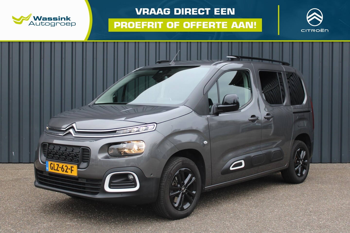 Citroën Berlingo - 1.2 Turbo 130pk Automaat Shine Climate Control | Camera | Trekhaak 1.200 kg | Carplay - AutoWereld.nl