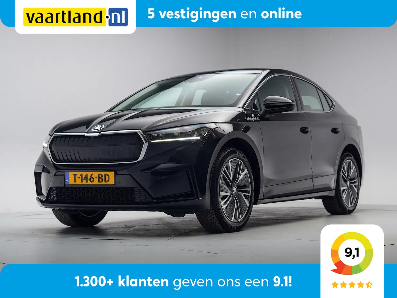 Skoda Enyaq iV Coupé - iV 60 Sport 3-Fase [ Panoramadak Camera Sfeerverlichting ] - AutoWereld.nl