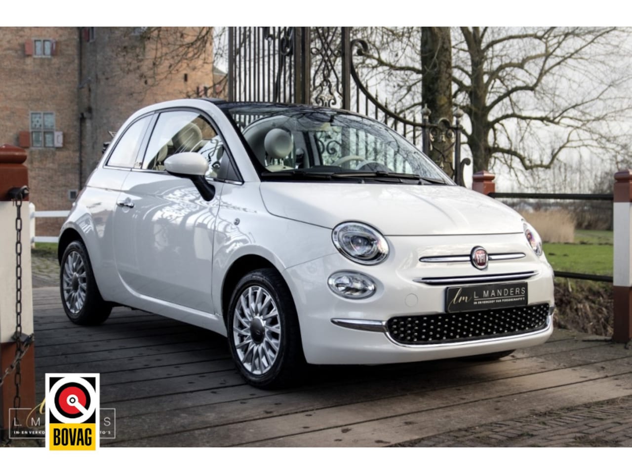 Fiat 500 C - 1.2 Lounge 2019 WIT | Cabriolet | Display | PDC - AutoWereld.nl