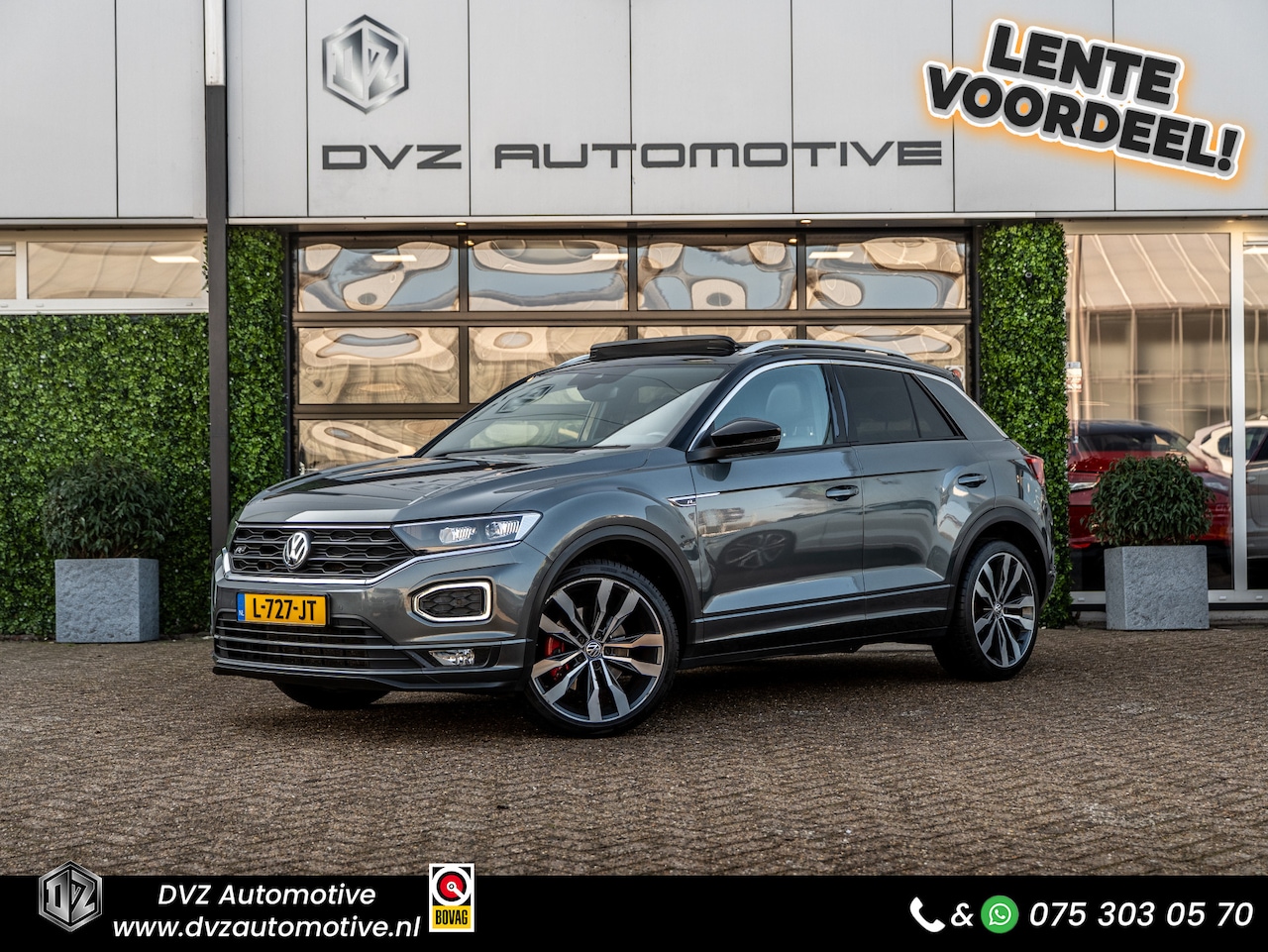 Volkswagen T-Roc - 2.0 TSI 190PK 4Motion Sport R-Line | Pano | Virtual | Camera | - AutoWereld.nl