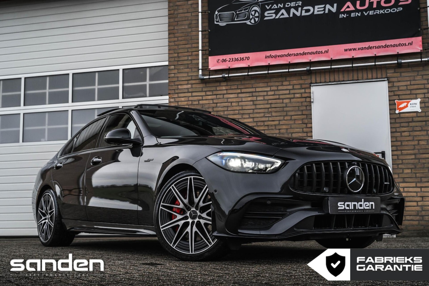 Mercedes-Benz C-klasse - AMG 43 4MATIC |Pano|360|Burmester|Memory|AMG Styling - AutoWereld.nl