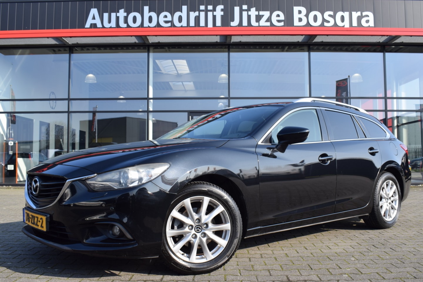 Mazda 6 Sportbreak - 2.0 TS+ Lease Pack Xenon | Zwart Leder | Telefonie | ECC - AutoWereld.nl