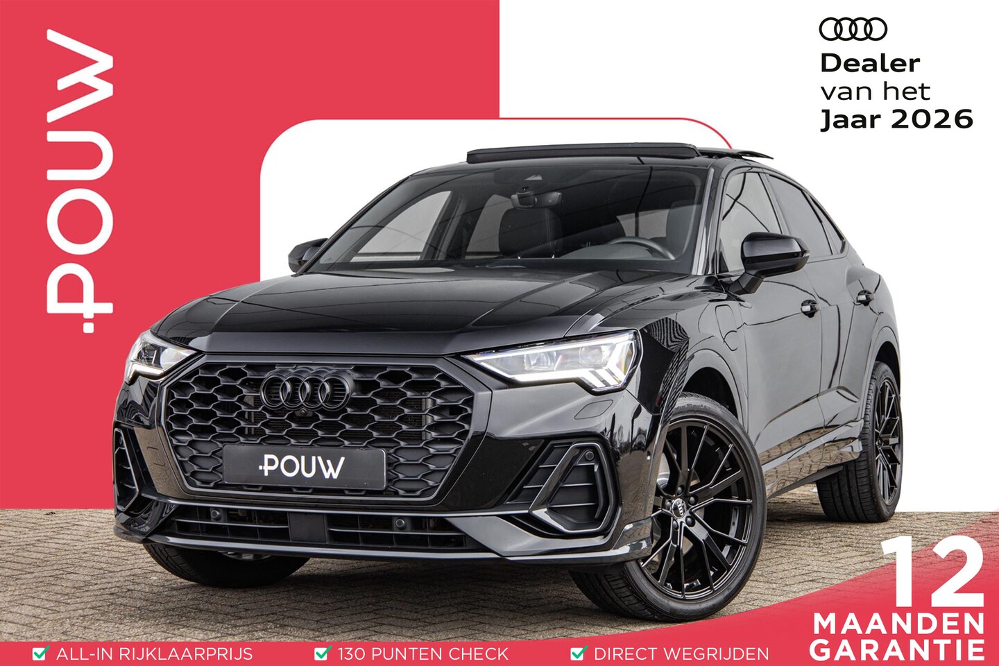 Audi Q3 Sportback - 45 TFSIe 245pk PHEV S Edition | 20" LMV | 360 Camera | Panoramadak | Trekhaak | Ambianceve - AutoWereld.nl