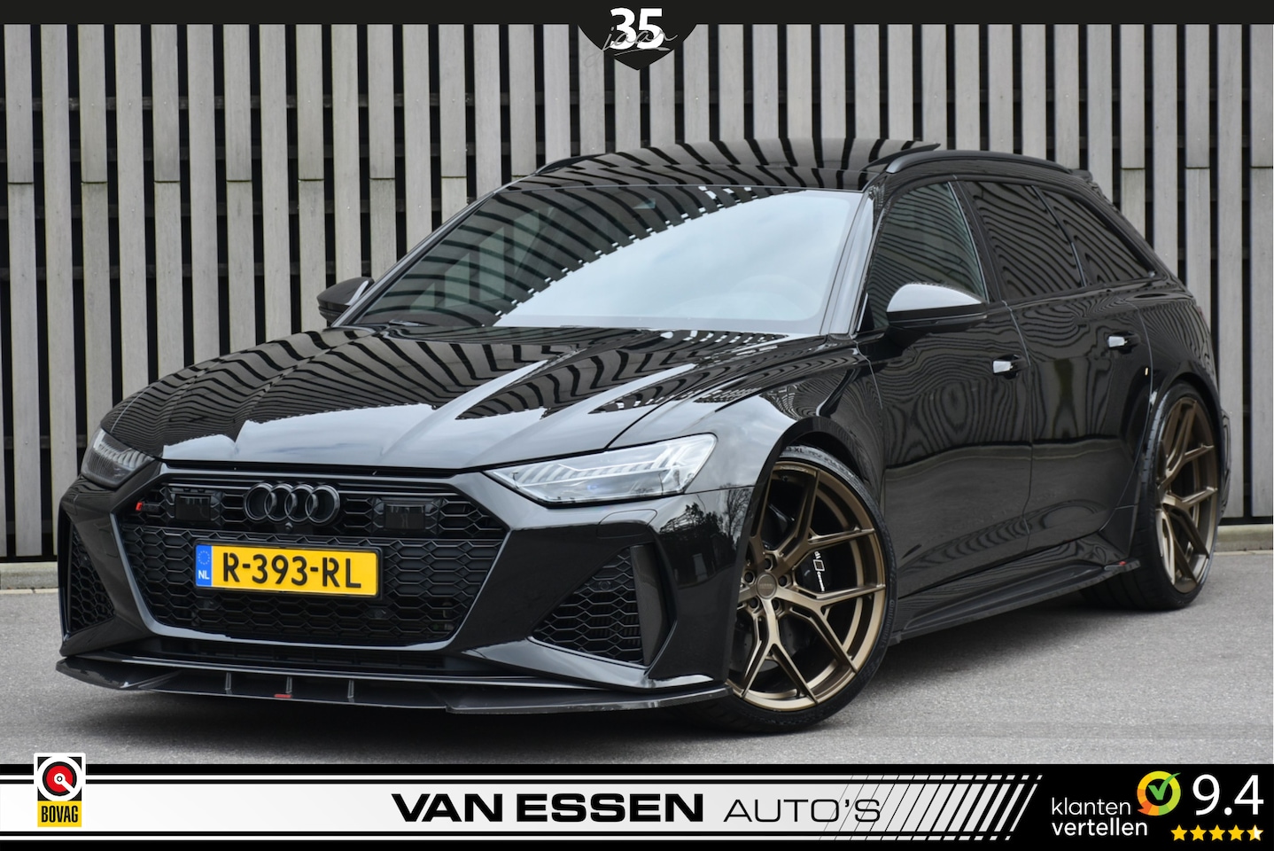 Audi RS6 - Avant TFSI Quattro URBAN Keramisch Pano 4-Wielsturing B&O Carbon EVENTURI! 23 Inch! - AutoWereld.nl