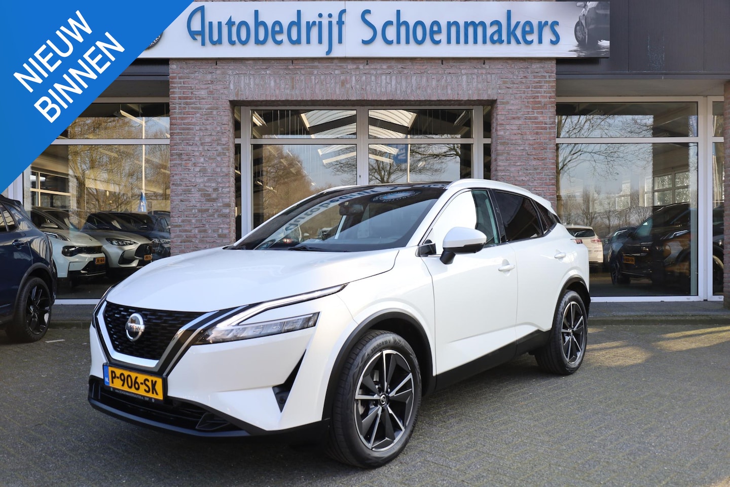 Nissan Qashqai - 1.3 MHEV Tekna PANO TREKHAAK CARPLAY HUD 19"LMV ACC HALFLEER DAB ELEK.ACHTERKLEP 2xPDC ZWA - AutoWereld.nl