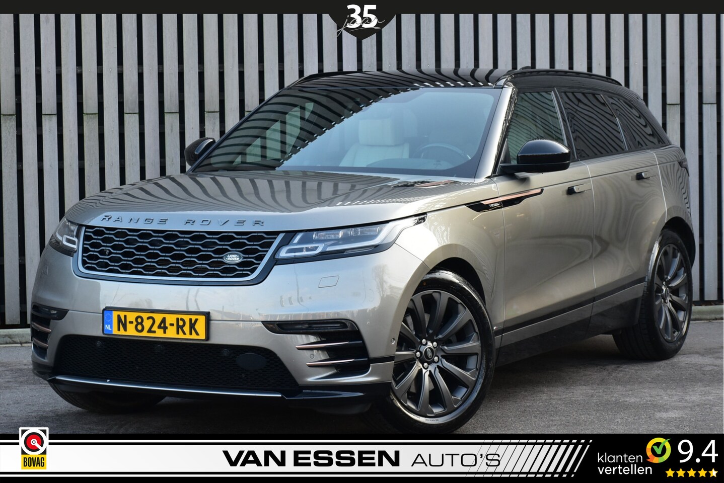 Land Rover Range Rover Velar - 3.0 V6 SC AWD R-Dynamic HSE Luchtvering Massage Meridian ACC Leder Camera - AutoWereld.nl