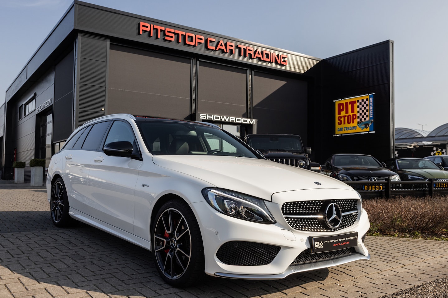 Mercedes-Benz C-klasse Estate - AMG 43 4MATIC AMG 43 4MATIC, 367 PK, Pano, Night edition, Nieuwstaat! - AutoWereld.nl