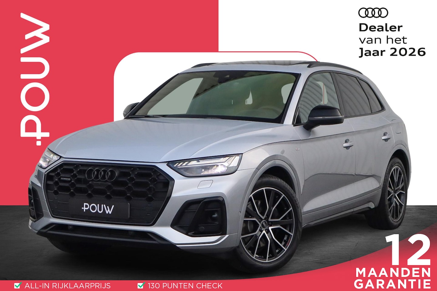 Audi Q5 - 55 TFSIe 367pk S Edition | Panoramadak | Trekhaak | Luchtvering | Head-up Display | Massag - AutoWereld.nl