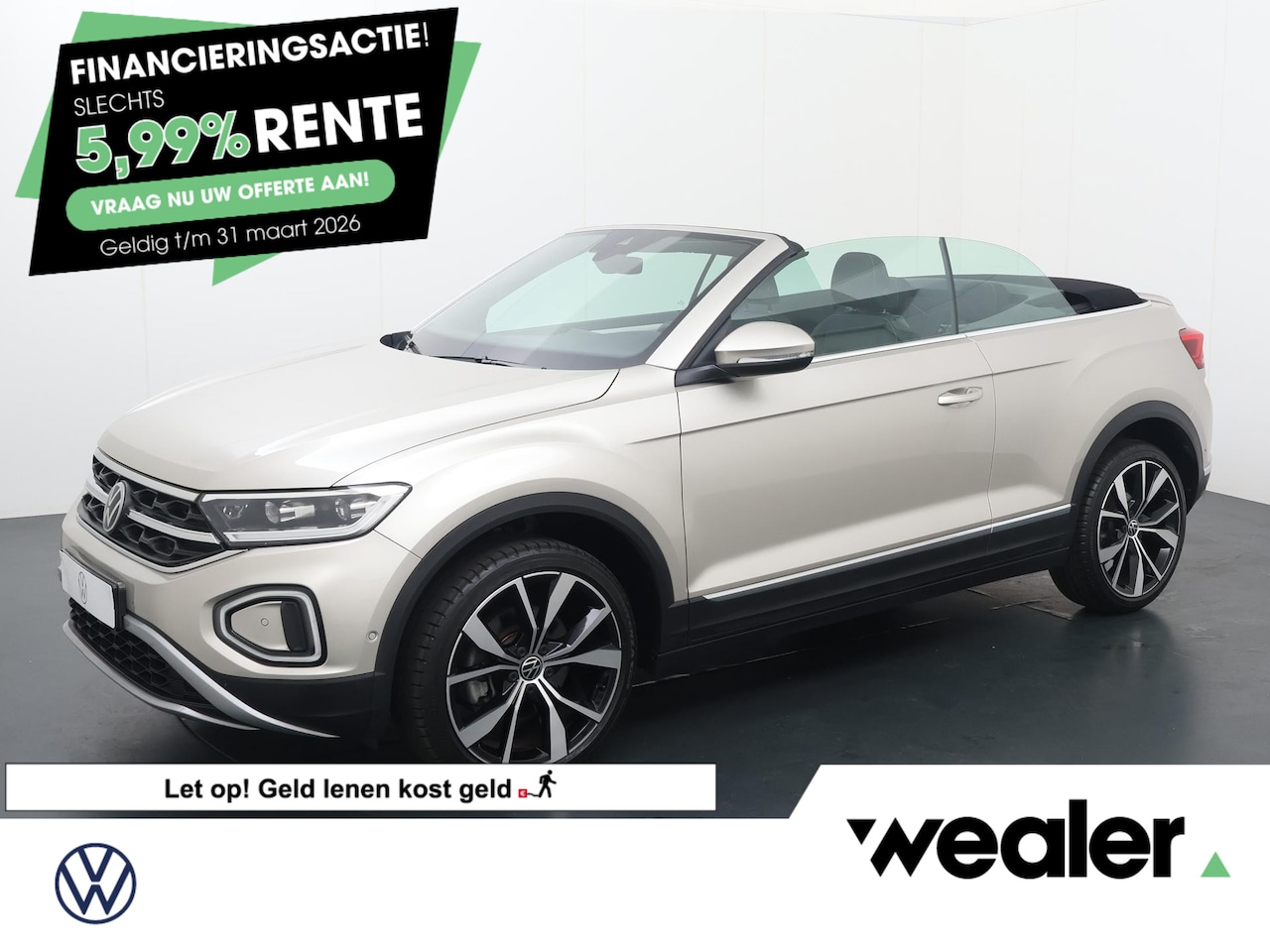Volkswagen T-Roc Cabrio - 1.5 TSI Style | 150 PK | Automaat | 19" LM velgen | Adaptive cruise control | Dodehoek det - AutoWereld.nl