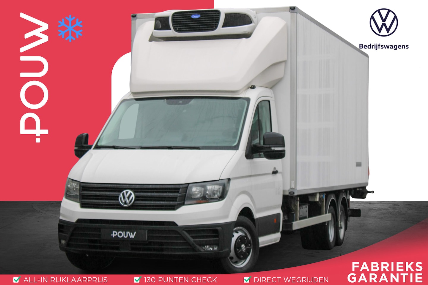 Volkswagen Crafter - 50 2.0 TDI 164pk AUT L4 DL Highline EURO VI RWD | Carier Koelwagen Vrieswagen | Achteruitr - AutoWereld.nl