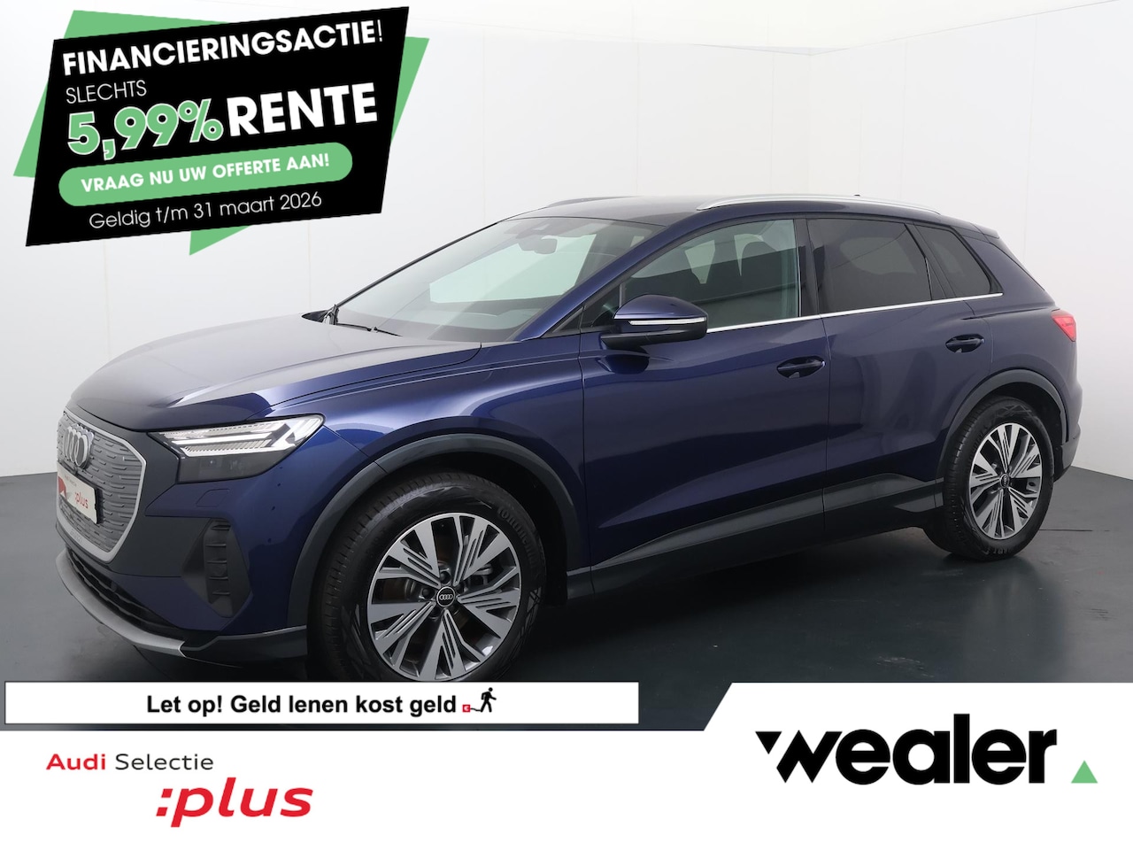 Audi Q4 e-tron - 35 Launch edition Advanced 55 kWh | 170 PK | SoH 100% | Matrix LED koplampen | Voorstoelen - AutoWereld.nl