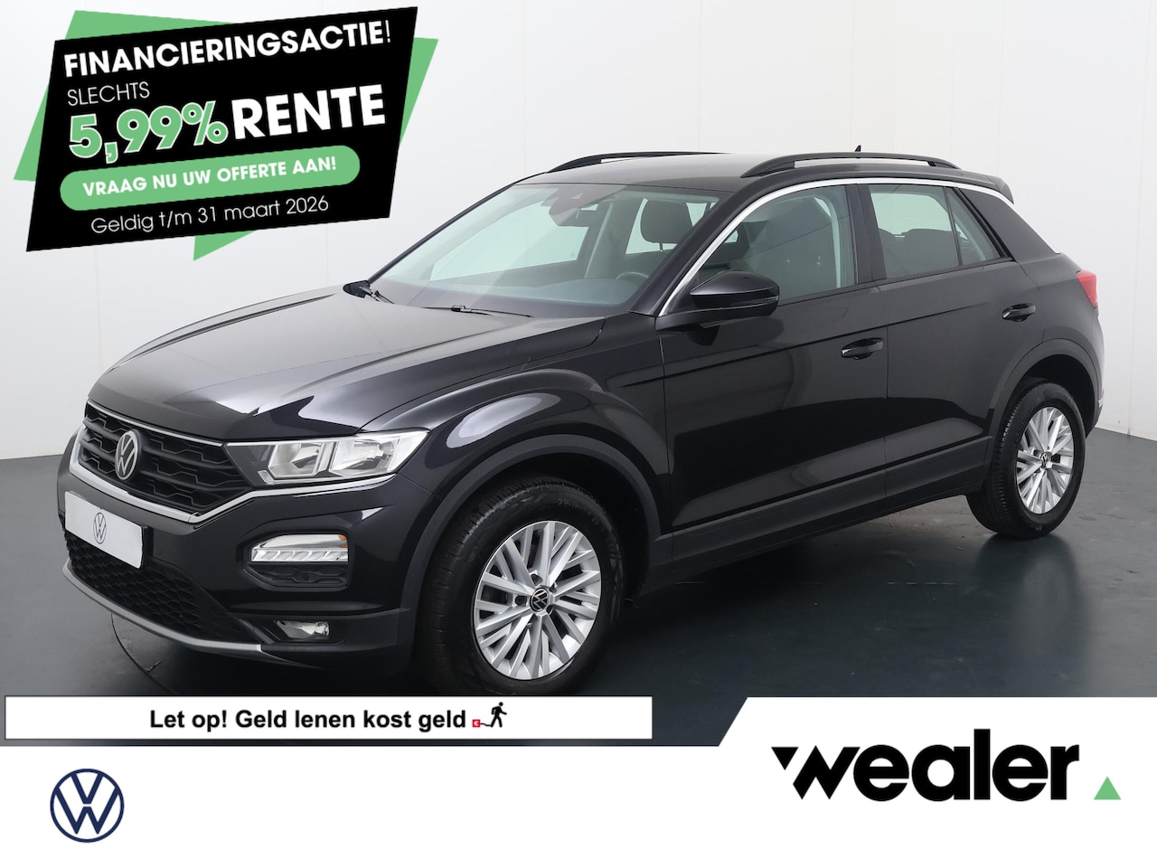 Volkswagen T-Roc - 1.0 TSI Style | 110 PK | Adaptive cruise control | Parkeersensoren | Apple Carplay/Android - AutoWereld.nl