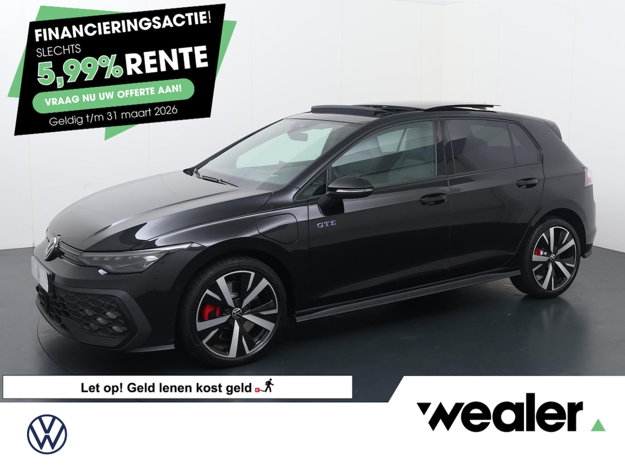 Volkswagen Golf - 1.5 eHybrid GTE | 272 PK | SoH 97% | Trekhaak | Panoramadak | Matrix LED IQ.Light koplampe - AutoWereld.nl