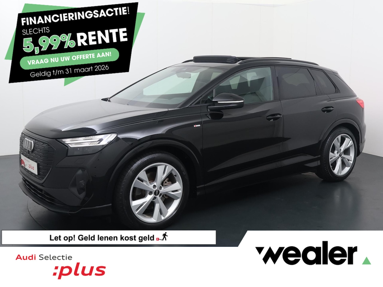 Audi Q4 e-tron - 35 Launch edition S Competition 55 kWh | 170 PK | Trekhaak wegklapbaar | Warmtepomp | Pano - AutoWereld.nl