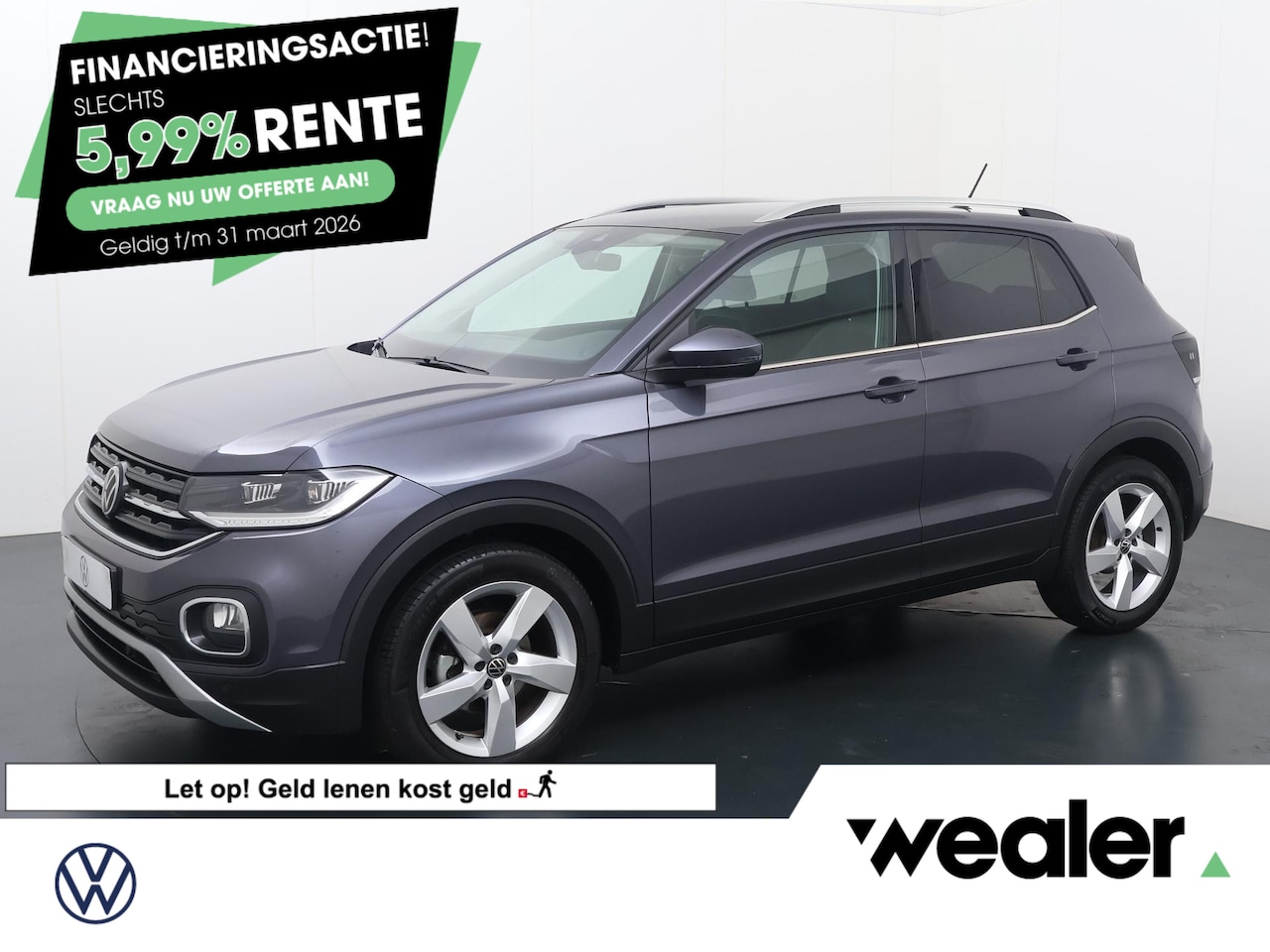 Volkswagen T-Cross - 1.0 TSI Style | 110 PK | Adaptive cruise control | Climate control | LED verlichting | DAB - AutoWereld.nl