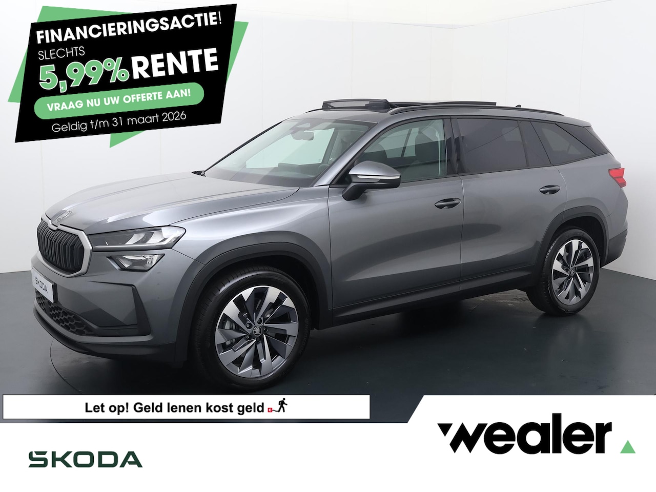 Skoda Kodiaq - 1.5 TSI MHEV Business Edition 7p. | 150 PK | Automaat | Trekhaak | Elektrisch panorama dak - AutoWereld.nl