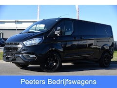 Ford Transit Custom - 320 2.0 TDCI L2H1 Limited DC Black Edition Camera, Cruise, Carplay, 130pk, Stoelverwarming