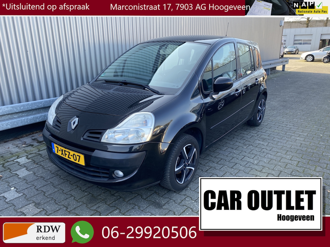 Renault Grand Modus - 1.6-16V Exception AUTOMAAT, 106Dkm, A/C, CC, PDC, LM, Trekh, nw. APK – Inruil Mogelijk – - AutoWereld.nl