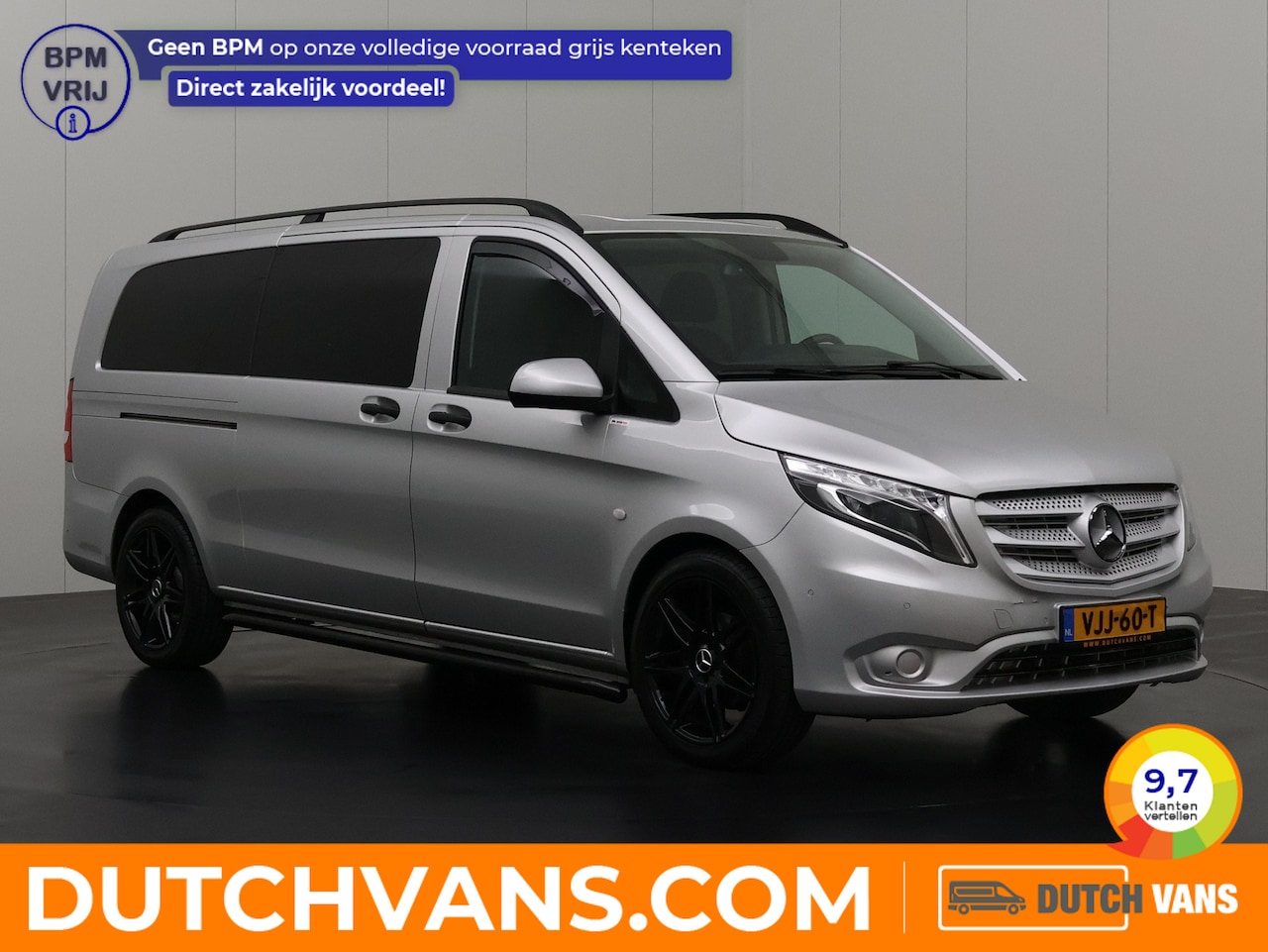 Mercedes-Benz Vito - | LMV € 1900,-- meerprijs | 6-Persoons | Led | Airco | Cruise | Trekhaak - AutoWereld.nl