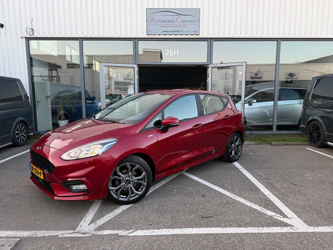 Ford Fiesta - 1.0 EcoBoost ST-Line KEYLESS | NAVI | PDC | CRUISE CONTROL | AIRCO | DEALER ONDERHOUDEN | - AutoWereld.nl