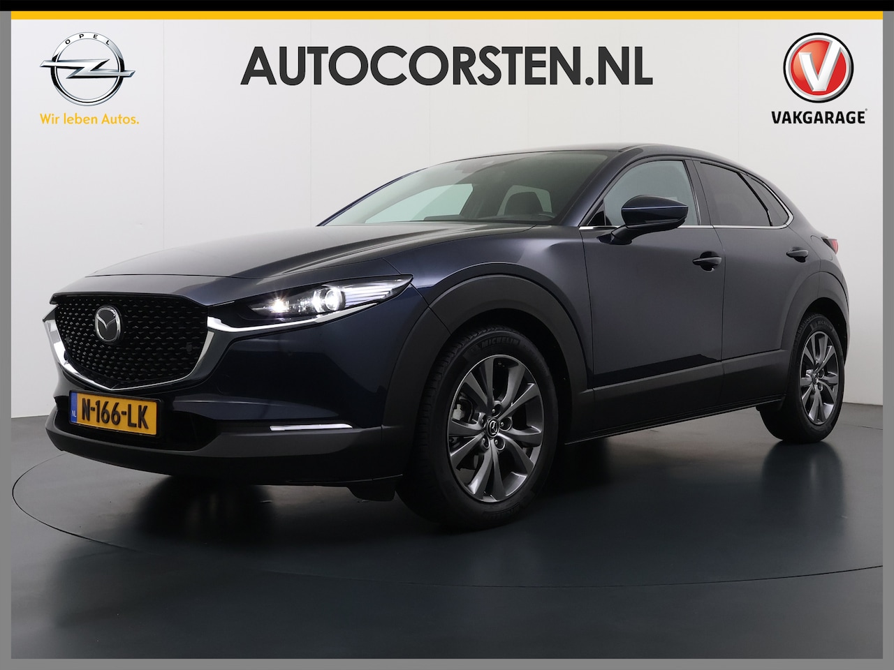 Mazda CX-30 - 2.0I 187PK Automaat e-Hybrid Luxury Leder Bose®-Audio Adap.Cruise Apple Carplay/Android Au - AutoWereld.nl
