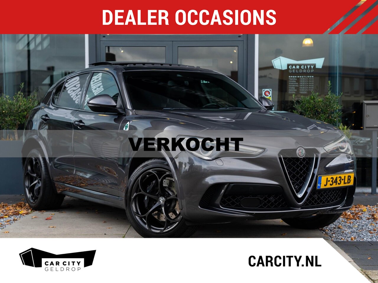 Alfa Romeo Stelvio - 2.9 V6 AWD Quadrifoglio QV 510PK / Pano / Carbon / H&K / Memory - AutoWereld.nl