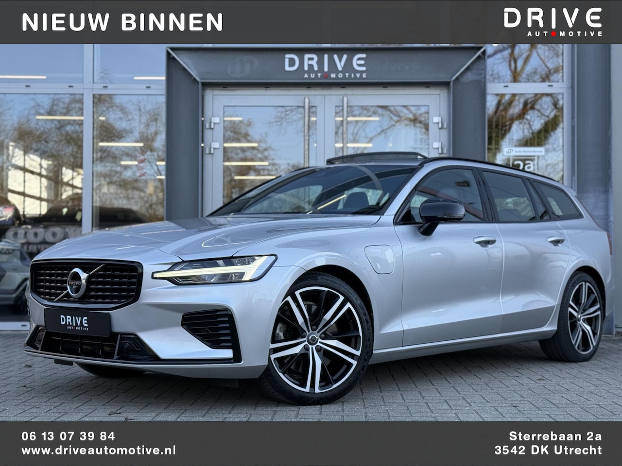 Volvo V60 - 2.0 T8 Recharge 390PK AWD R-Design |Pano|H/K|360CAM|AutoPilot|Trekhaak - AutoWereld.nl