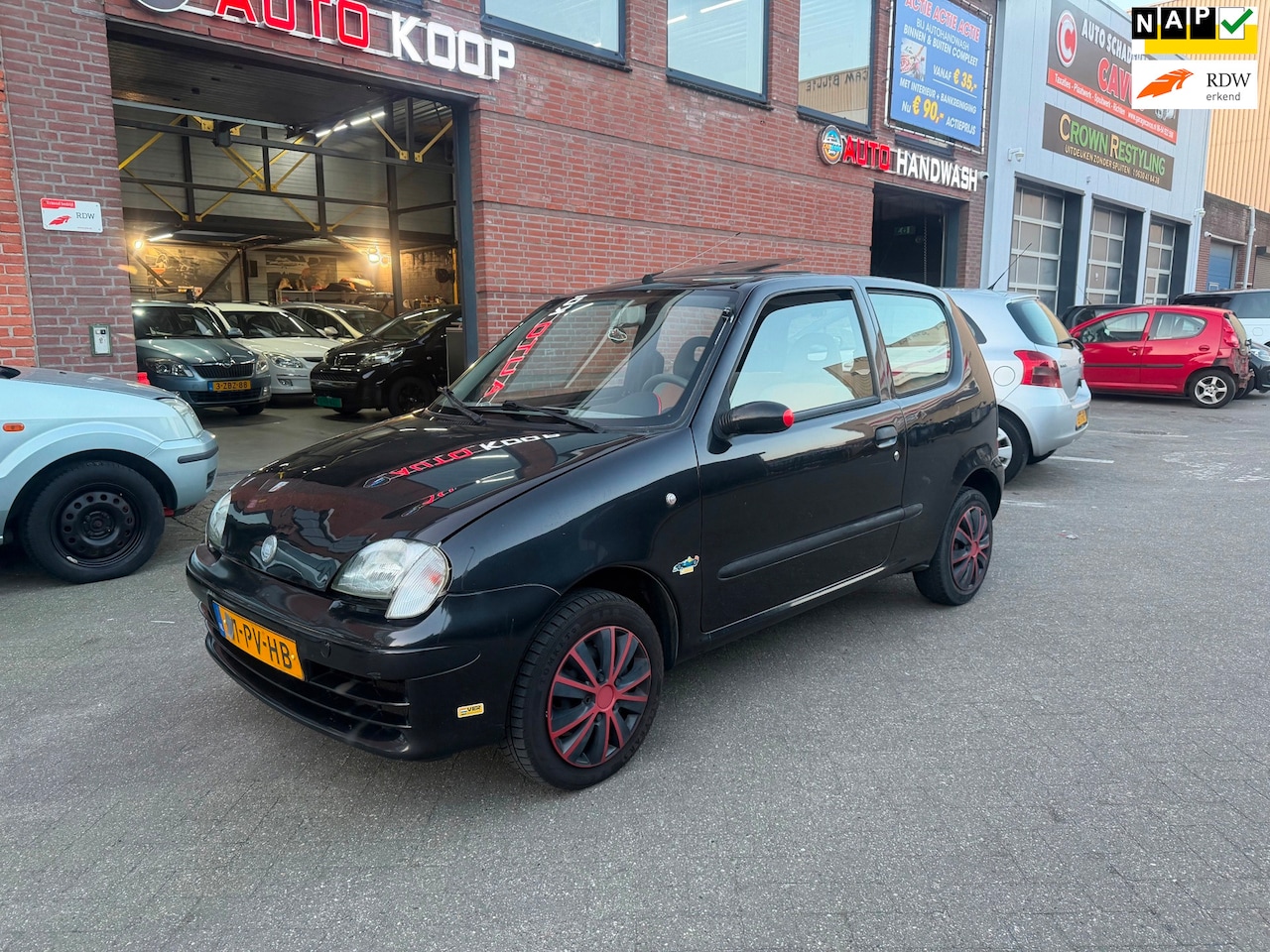 Fiat Seicento - 1.1 Active Plus Schuifdak Stuurbkr Apk 12-2026 - AutoWereld.nl