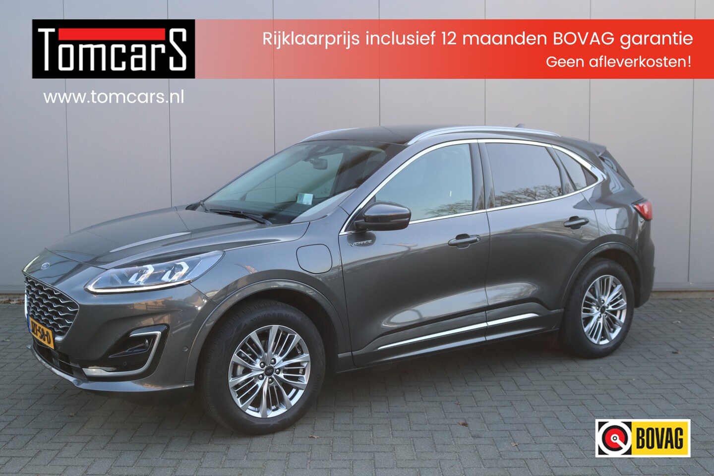 Ford Kuga - 2.5 PHEV Vignale Trekhaak/Open-dak/Memory-stoel/Keyfree/Winter-pack - AutoWereld.nl