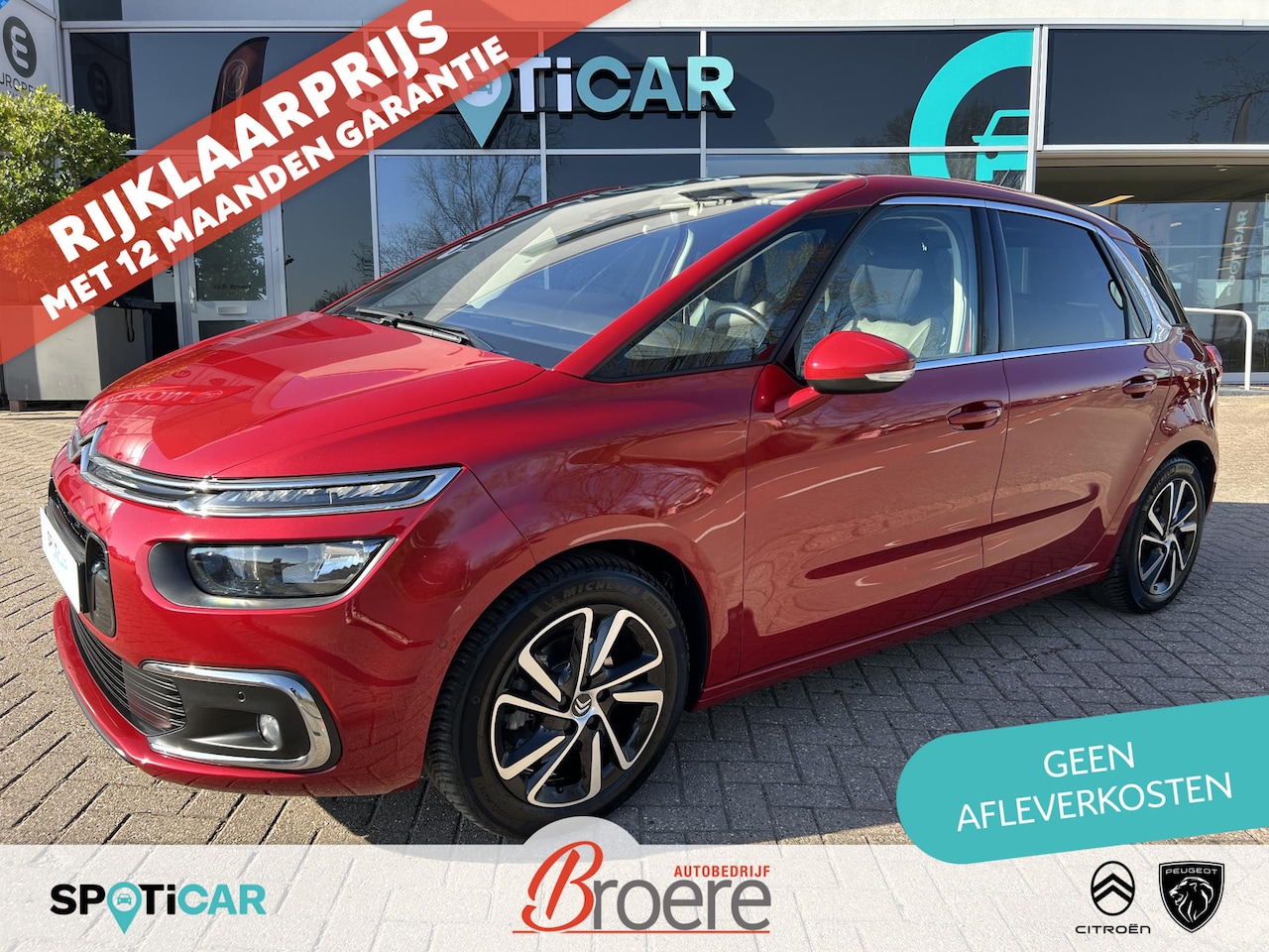 Citroën C4 Picasso - 1.2 Turbo 130 pk EAT-8 Automaat Shine Trekhaak, Panoramadak - AutoWereld.nl