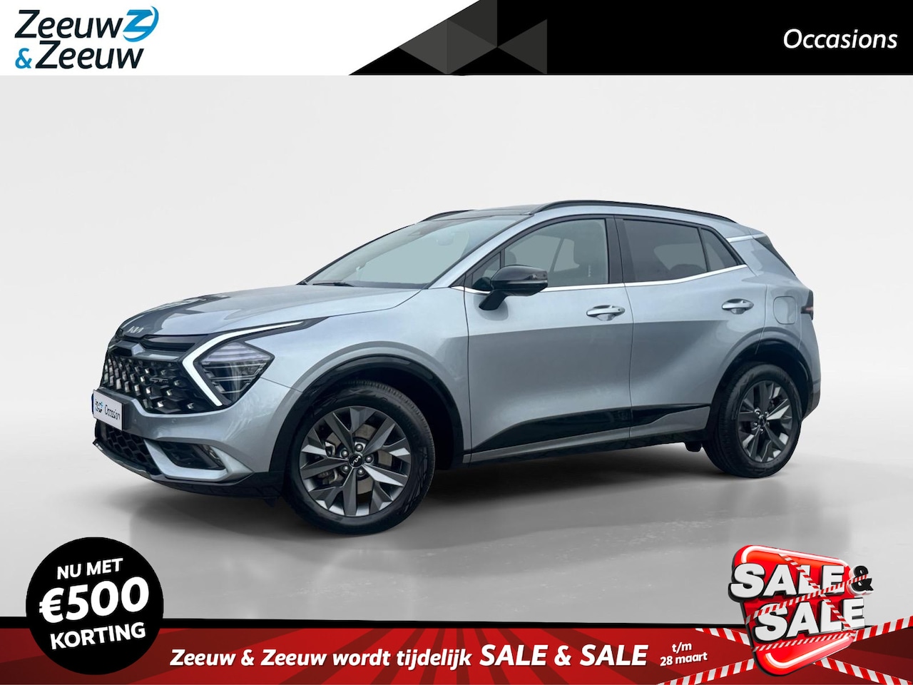 Kia Sportage - 1.6 T-GDi Hybrid GT-Line | Navi | Clima | Adaptive Cruise | Stoel-/Stuurverwarming | El. A - AutoWereld.nl