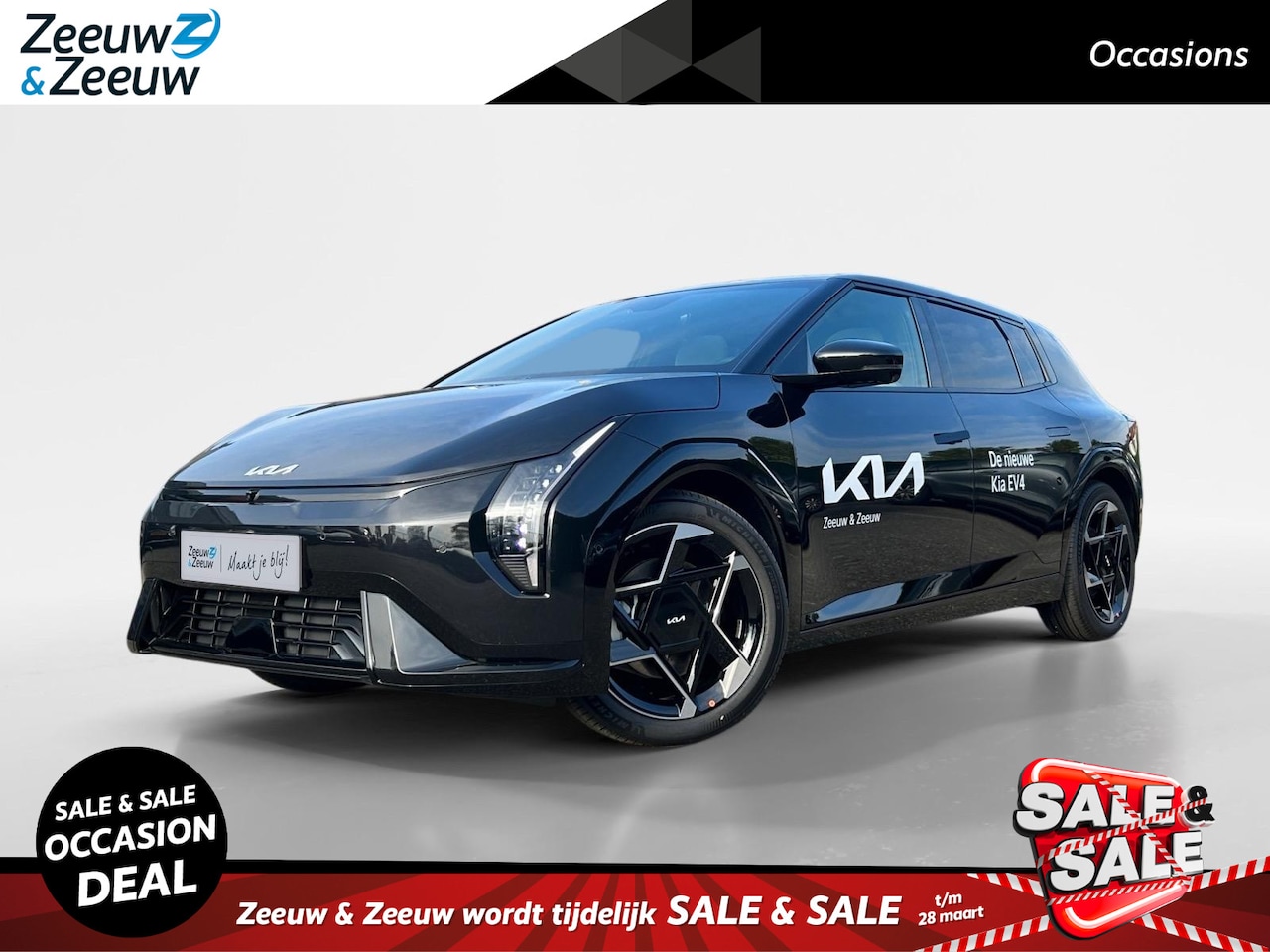 Kia EV4 - Hatchback GT-PlusLine 81.4 kWh | Schuif/kanteldak | Lederen bekleding | 360 Graden camera - AutoWereld.nl