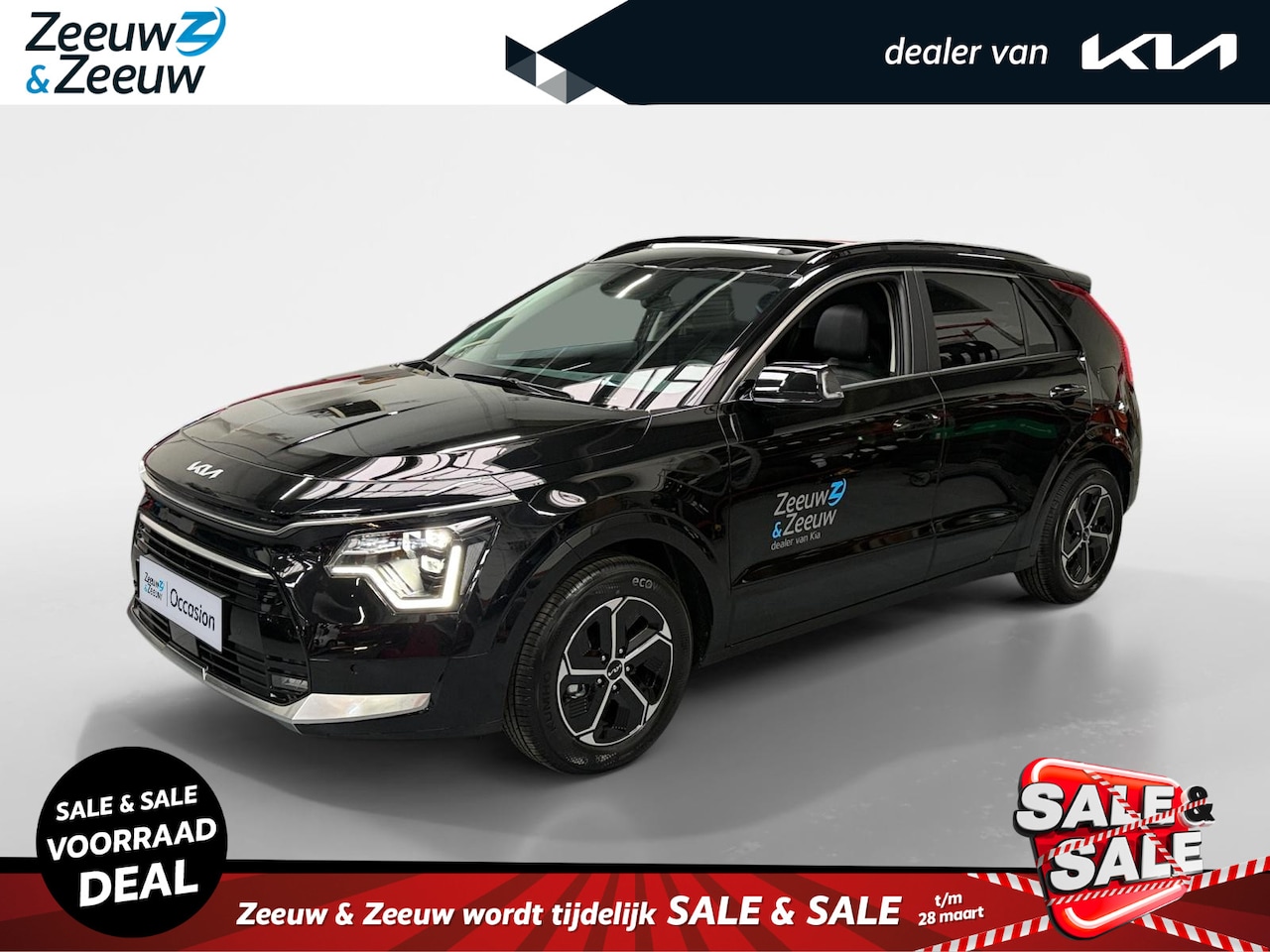 Kia Niro - 1.6 GDi Hybrid DynamicPlusLine Stoel/stuur verwarming | Schuif Kanteldak | Elektrische ach - AutoWereld.nl