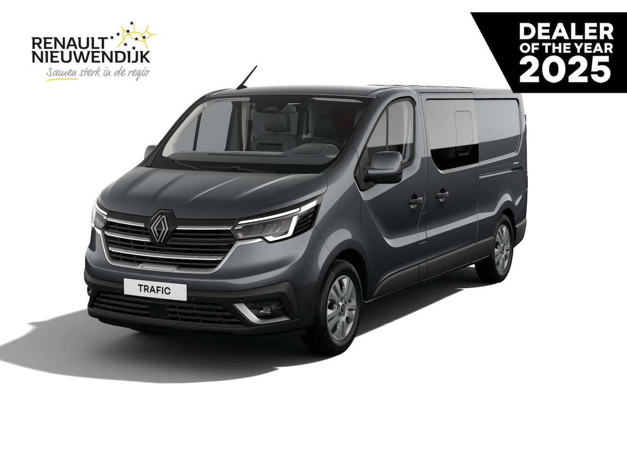 Renault Trafic - Comfort - Dubbele Cabine | Airconditioning | C-Shape LED dagrijverlichting | Cruise contro - AutoWereld.nl