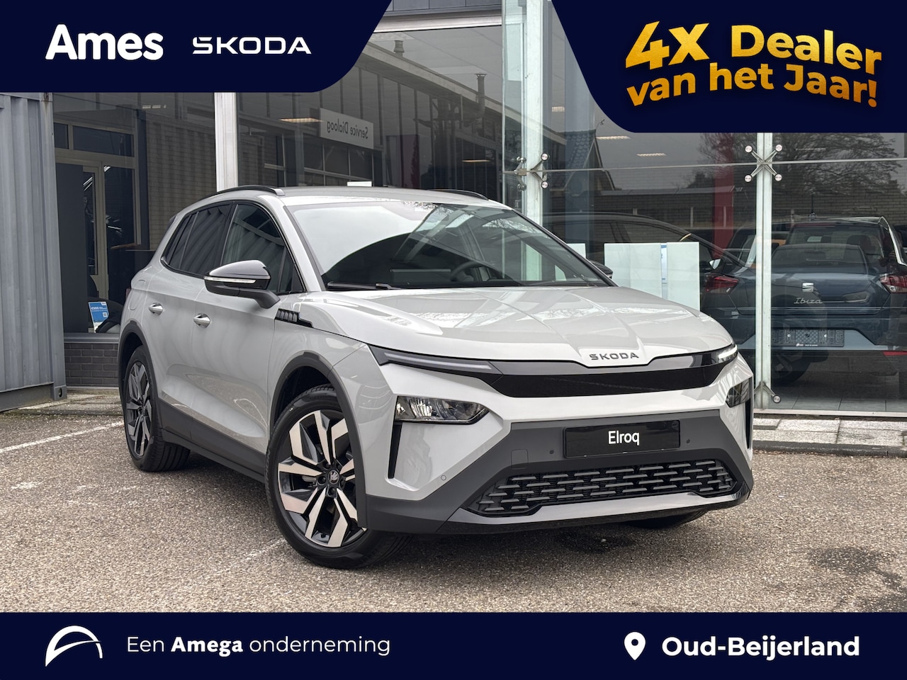 Skoda Elroq - 60 Sportline 58kWh 204pk 20" LM velgen | Achteruitrijcamera | Adaptive cruise control - AutoWereld.nl