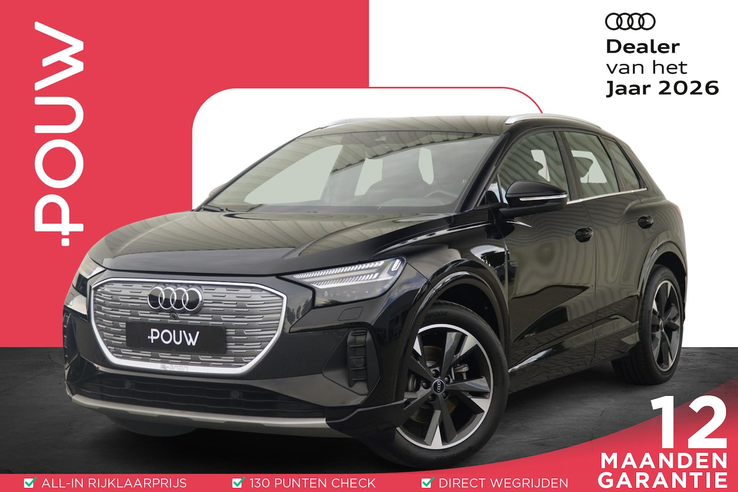 Audi Q4 e-tron - 35 170pk Launch Edition Advanced 55 kWh | SoH 91% | Trekhaak | Matrix LED - AutoWereld.nl