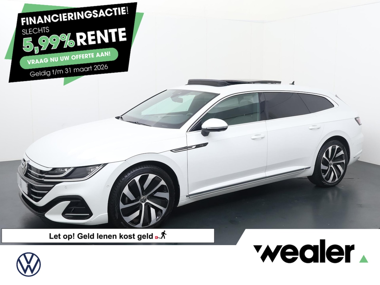 Volkswagen Arteon Shooting Brake - 1.4 TSI eHybrid R-Line Business+ | 218 PK | SoH 86% | Automaat | Multifunctioneel stuurwie - AutoWereld.nl
