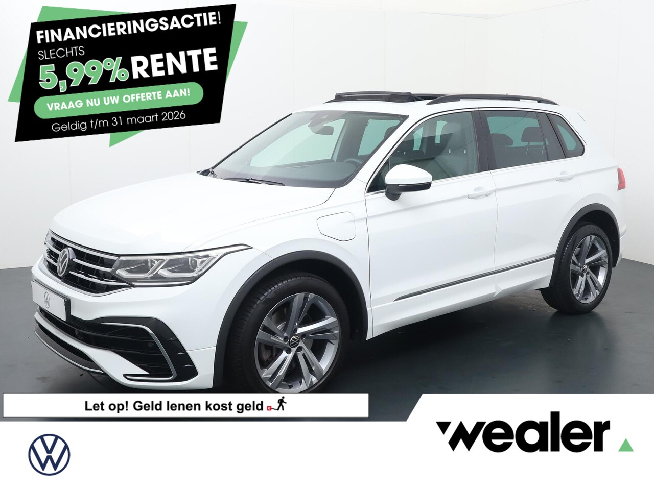 Volkswagen Tiguan - 1.4 TSI eHybrid R-Line Business+ | 245 PK | SoH 97% | Trekhaak wegklapbaar | Panoramadak | - AutoWereld.nl