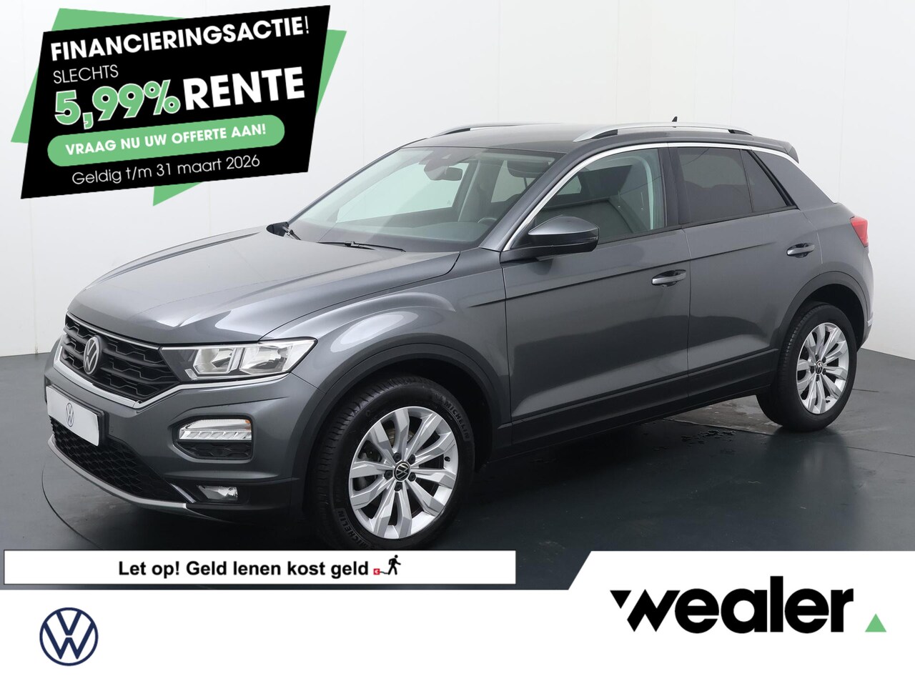 Volkswagen T-Roc - 1.0 TSI Style | 110 PK | Adaptive cruise control | Parkeersensoren | Apple Carplay/Android - AutoWereld.nl