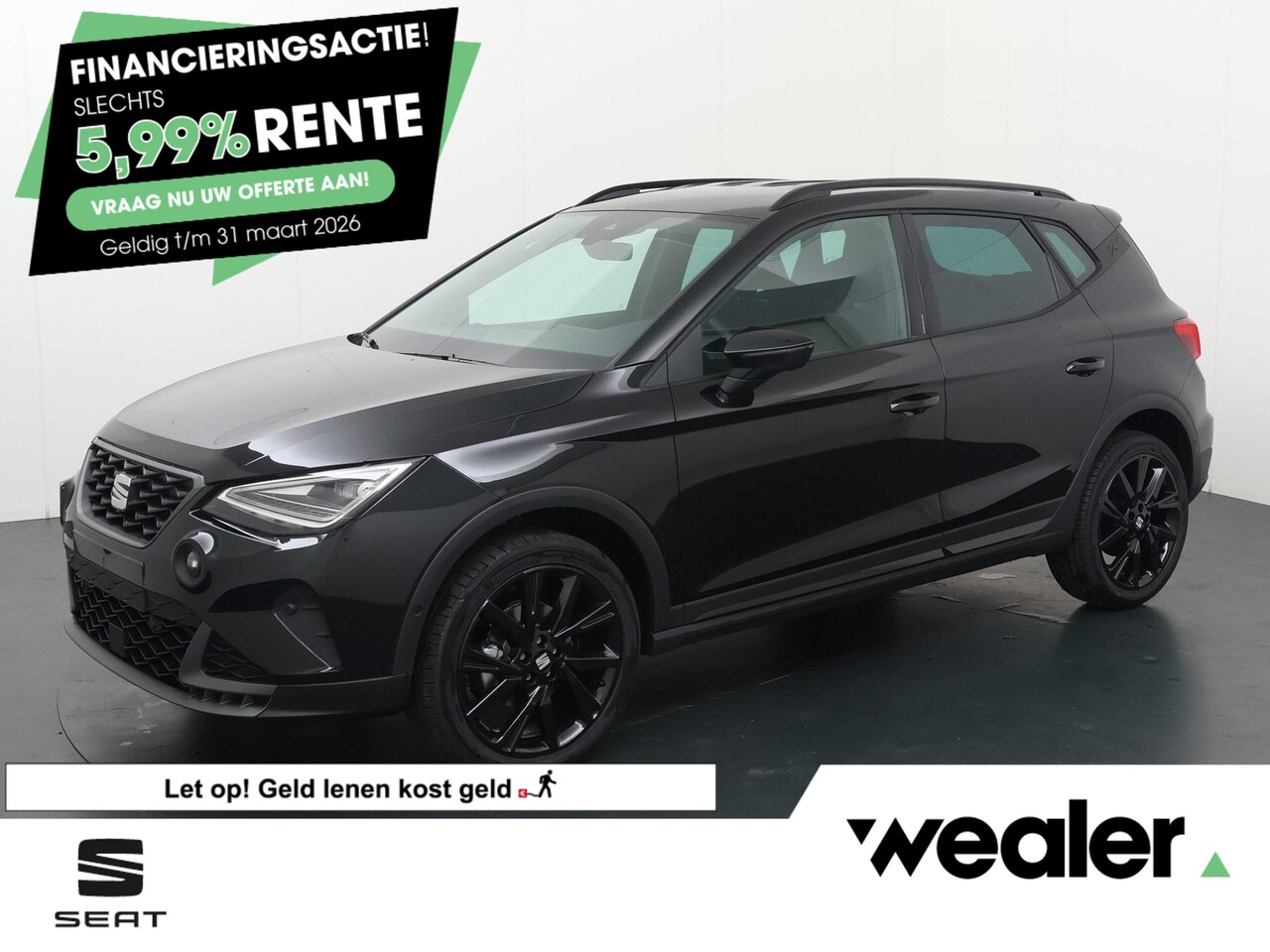 SEAT Arona - FR Business Connect 1.0 70 kW / 95 pk EcoTSI SUV 5 versn. | Black Pack | - AutoWereld.nl