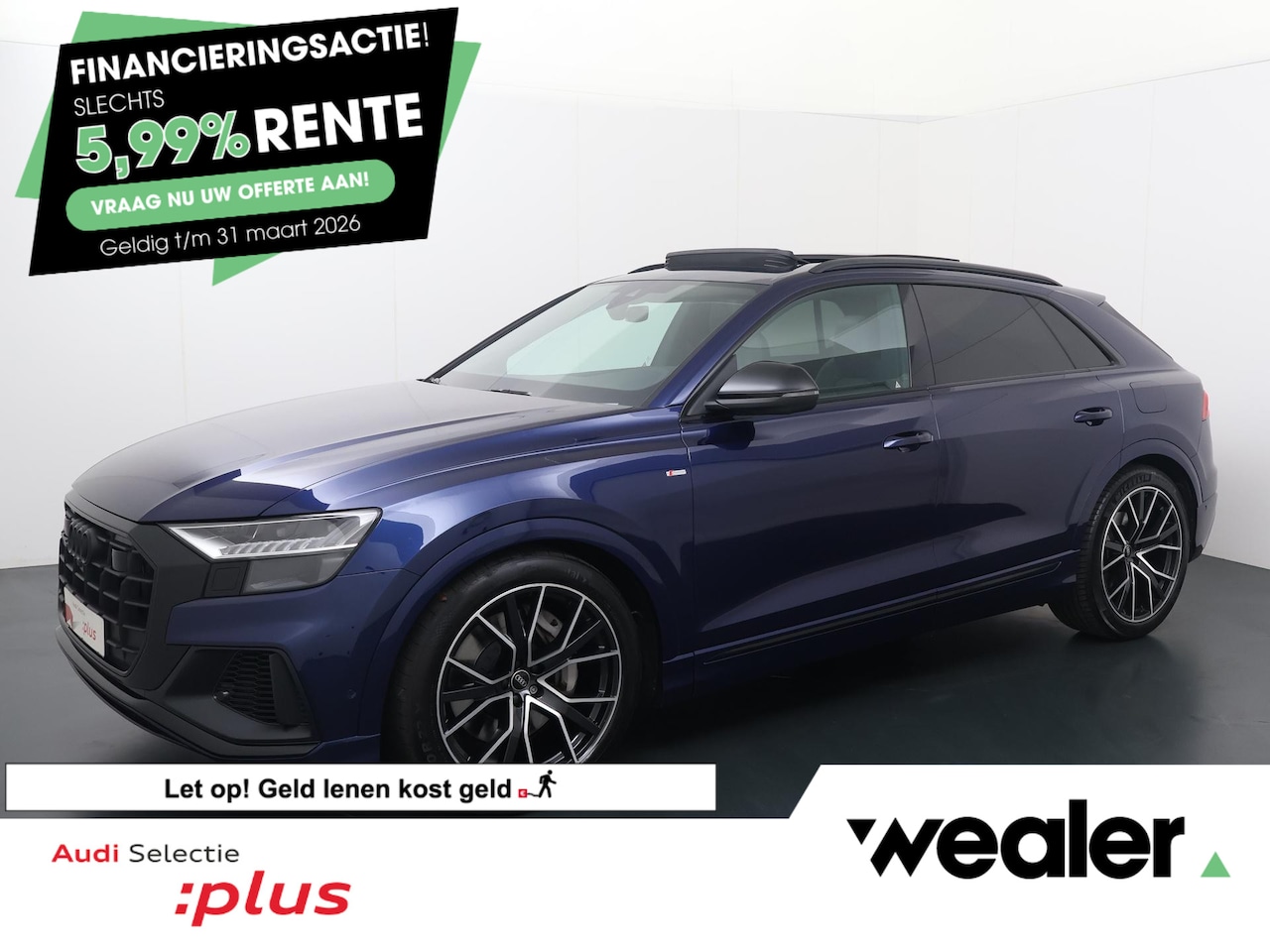 Audi Q8 - 55 TFSI e quattro Pro Line | 381 PK | SoH 97% | Automaat | Multifunctioneel stuurwiel | Pa - AutoWereld.nl