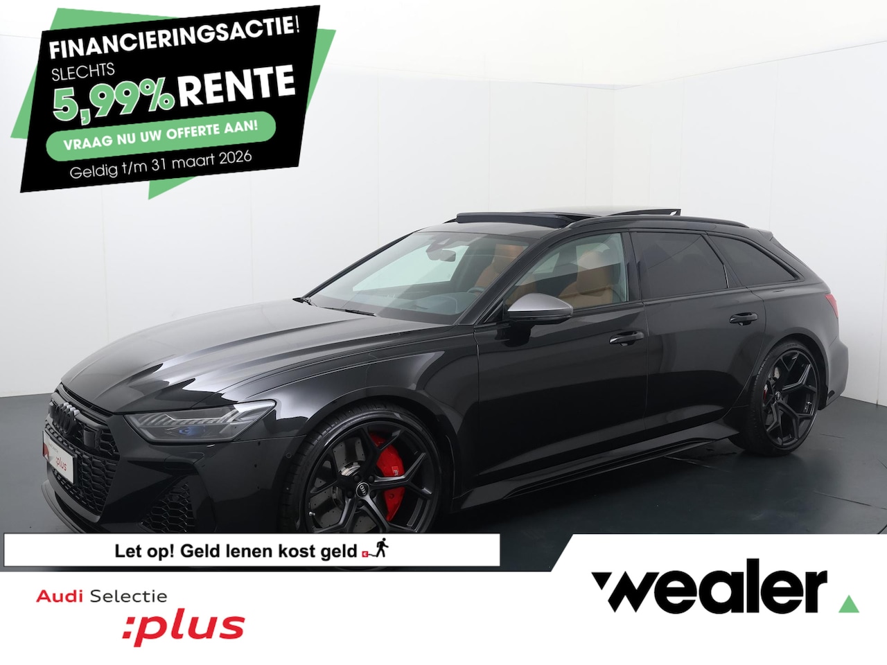Audi RS6 - Avant 4.0 TFSI Quattro performance | 630 PK | Bang & Olufsen Advance 3D | Panoramadak | Le - AutoWereld.nl