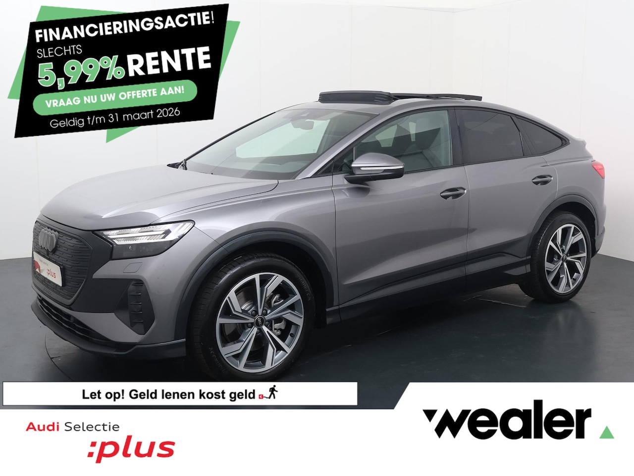 Audi Q4 Sportback e-tron - 45 quattro Advanced edition 82 kWh | 286 PK | SoH 96% | Automaat | Multifunctioneel stuur - AutoWereld.nl