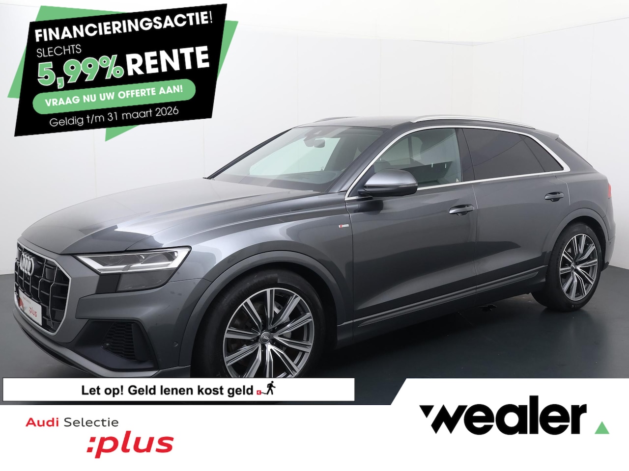 Audi Q8 - 55 TFSI quattro Pro Line Plus | 340 PK | Automaat | Adaptive Cruisecontrol | Stoelverwarmi - AutoWereld.nl