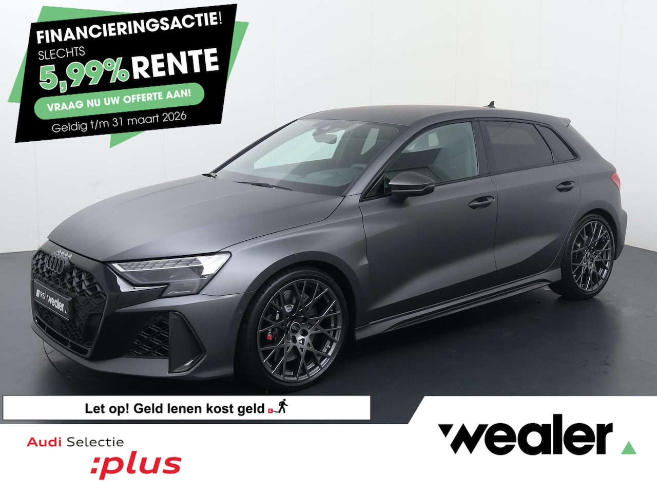 Audi RS3 - Sportback 2.5 TFSI Quattro | 400 PK | Matrix LED lampen | RS Schaalstoelen | Audi Exclusiv - AutoWereld.nl